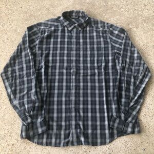 Arc’teryx Plaid Flannel Button Down Hiking Shirt Size XL